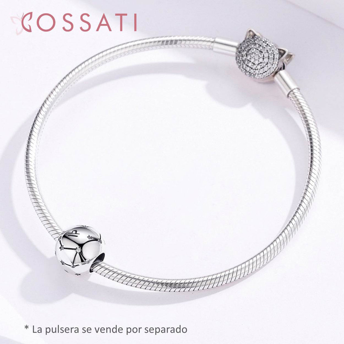 Charm De Plata Esterlina 925 Scc1218 Signos Del Zodiaco Color Libra - 7