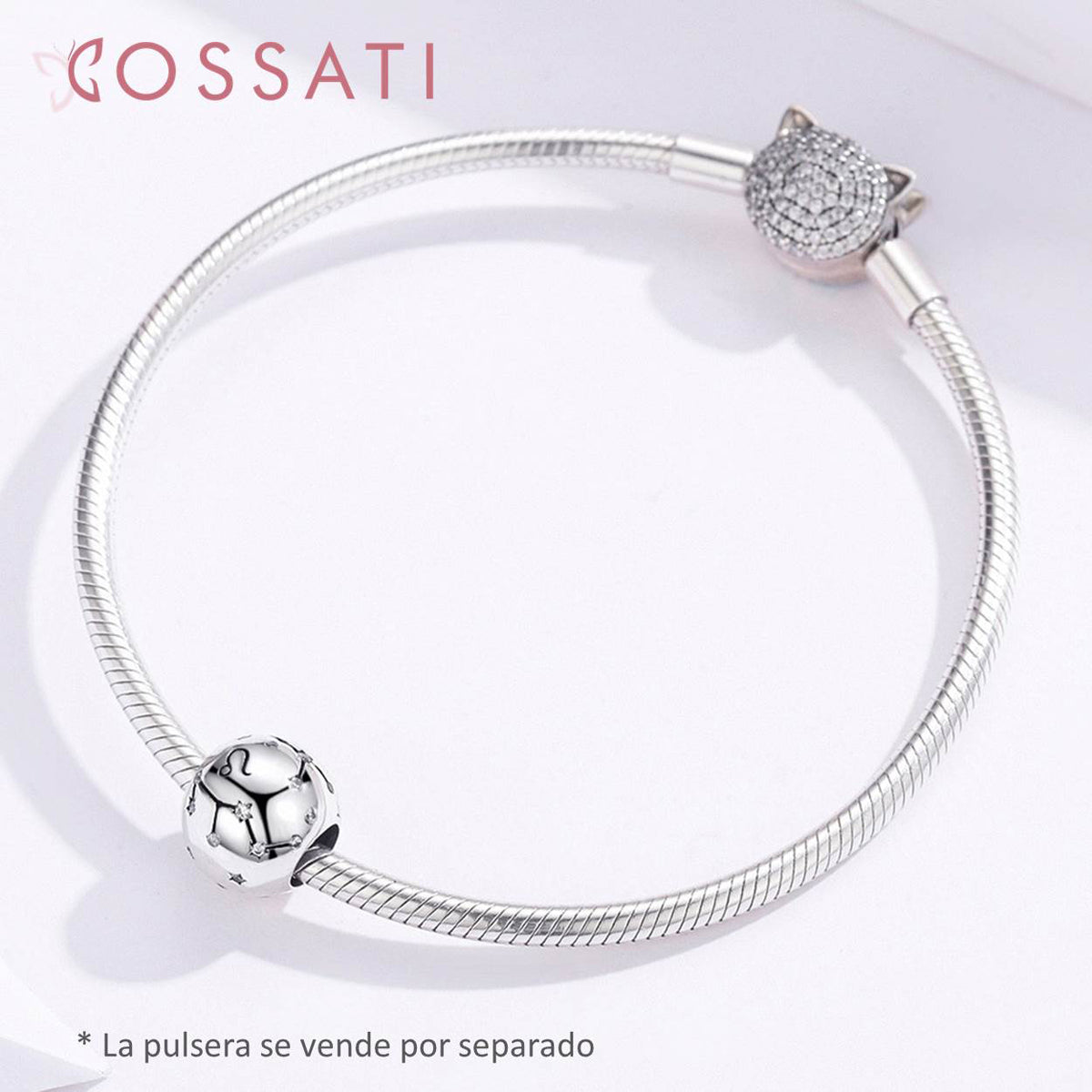 Charm De Plata Esterlina 925 Scc1218 Signos Del Zodiaco Color Leo - 5