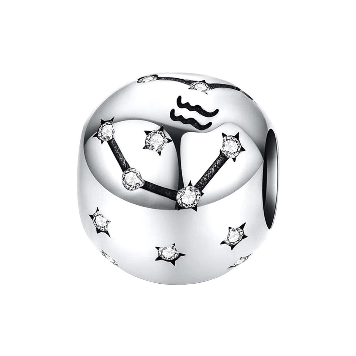 Charm De Plata Esterlina 925 Scc1218 Signos Del Zodiaco