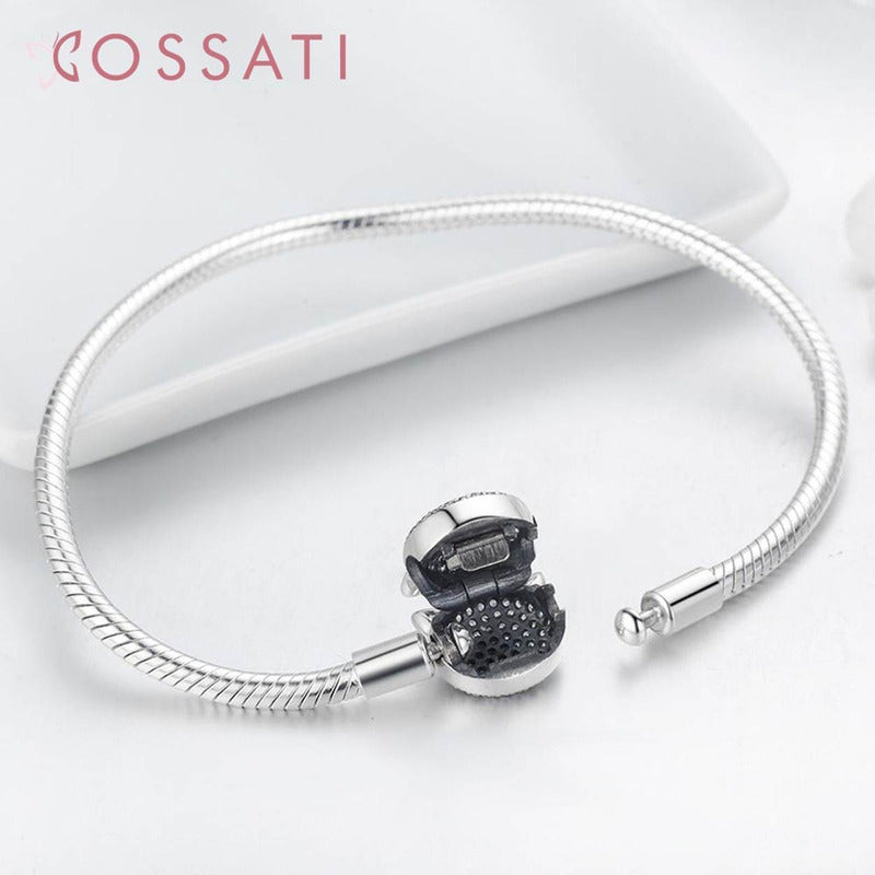 Pulsera De Plata Esterlina 925 Scb053 Original - Para Mujer