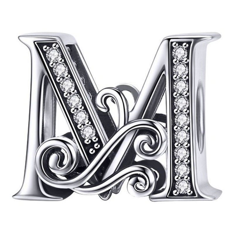 Charm Letra Abecedario Plata S925 Bsc030 Compatible Pandor