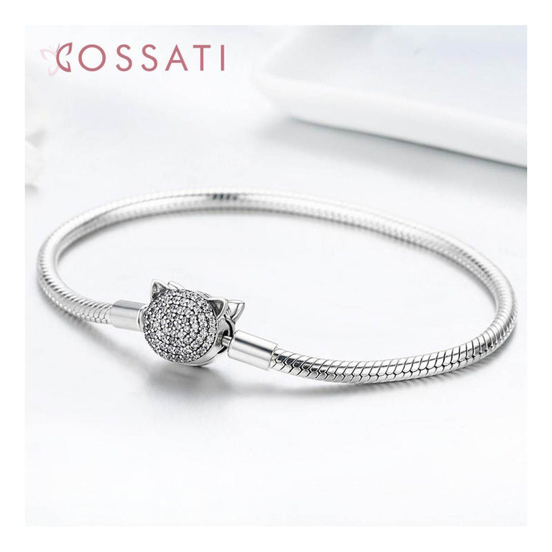 Pulsera De Plata Esterlina 925 Scb053 Original - Para Mujer
