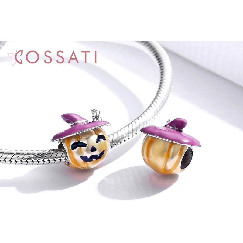 Charm Halloween De Plata Esterlina 925 Bsc329 Original