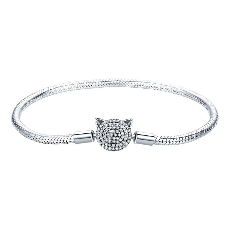 Pulsera De Plata Esterlina 925 Scb053 Original - Para Mujer