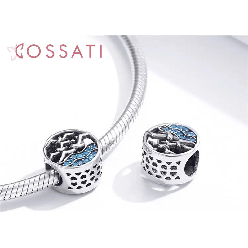 Charm Dije Plata De Ley S925 Cossati Scc1454 Gaviota