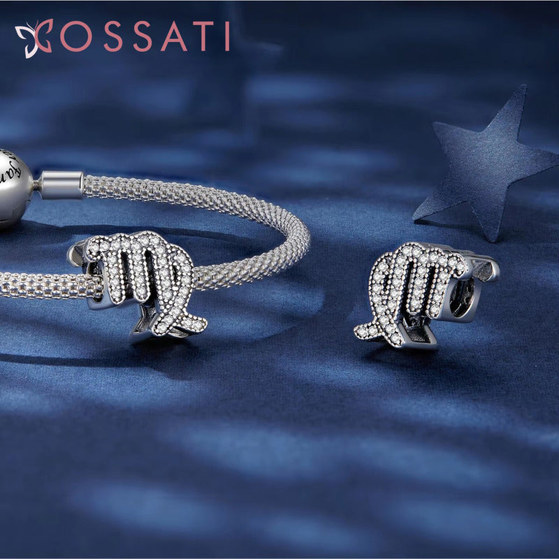 Charm Dije Cossati Scc2516 Plata S925 Signos Del Zodiaco