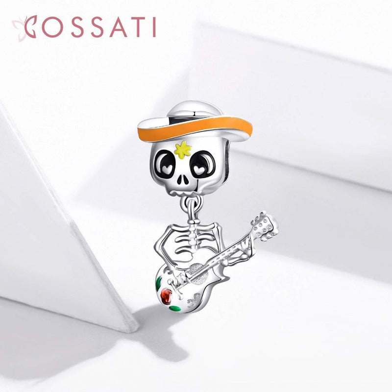 Charm Halloween De Plata Esterlina 925 Bsc327 Original
