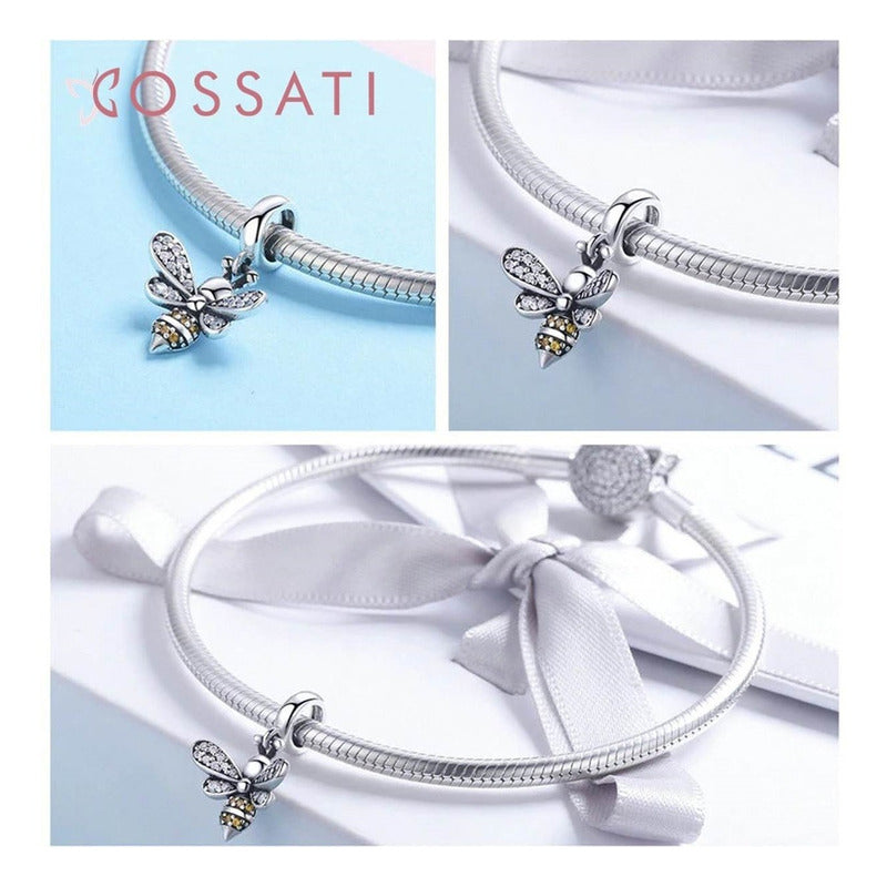 Charm De Plata Esterlina 925 Cossati Scc821 100% Original Abeja