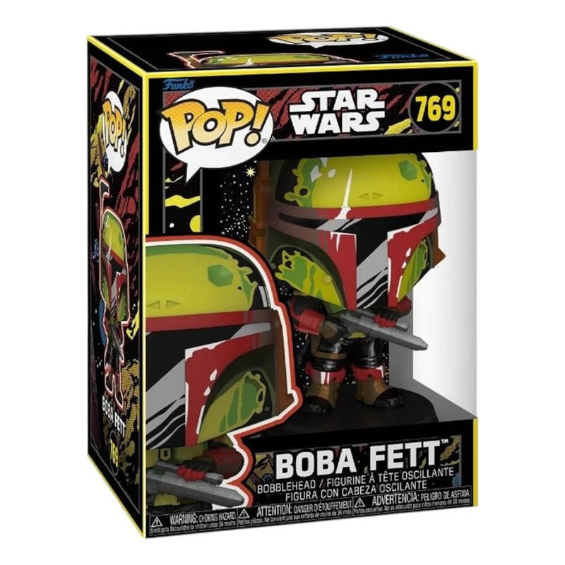 Funko Pop! Star Wars Boba Fett Retro #769 - Cabeza Oscilante