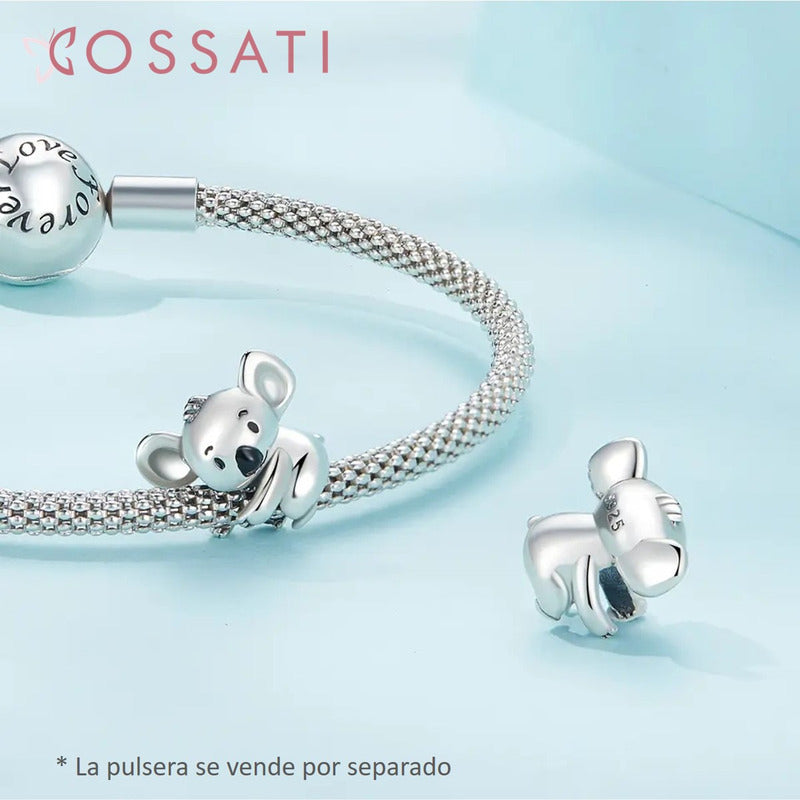 Charm Dije De Plata De Ley 925 Cossati Scc2449 Koala Bebé