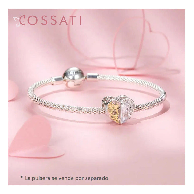 Charm Dije Plata De Ley S925 Cossati Bsc1002 Corazón Mom