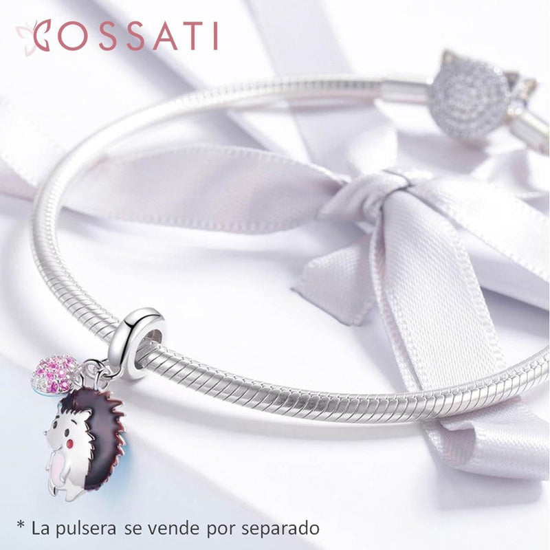 Charm De Plata Esterlina 925 Scc1061 100% Original Erizo