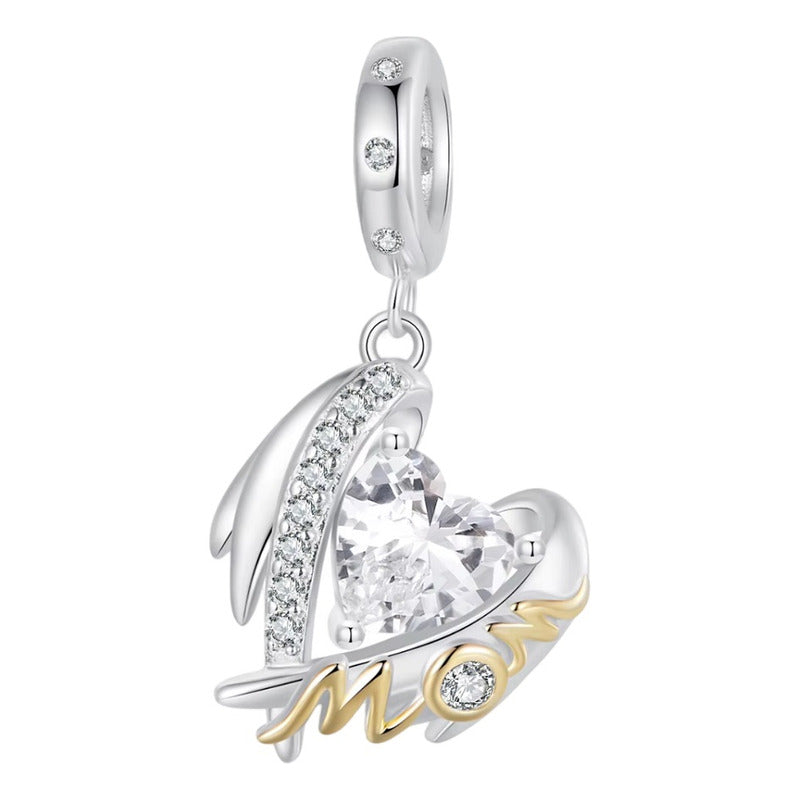 Charm Dije Plata De Ley S925 Cossati Bsc1001 Corazón Mom