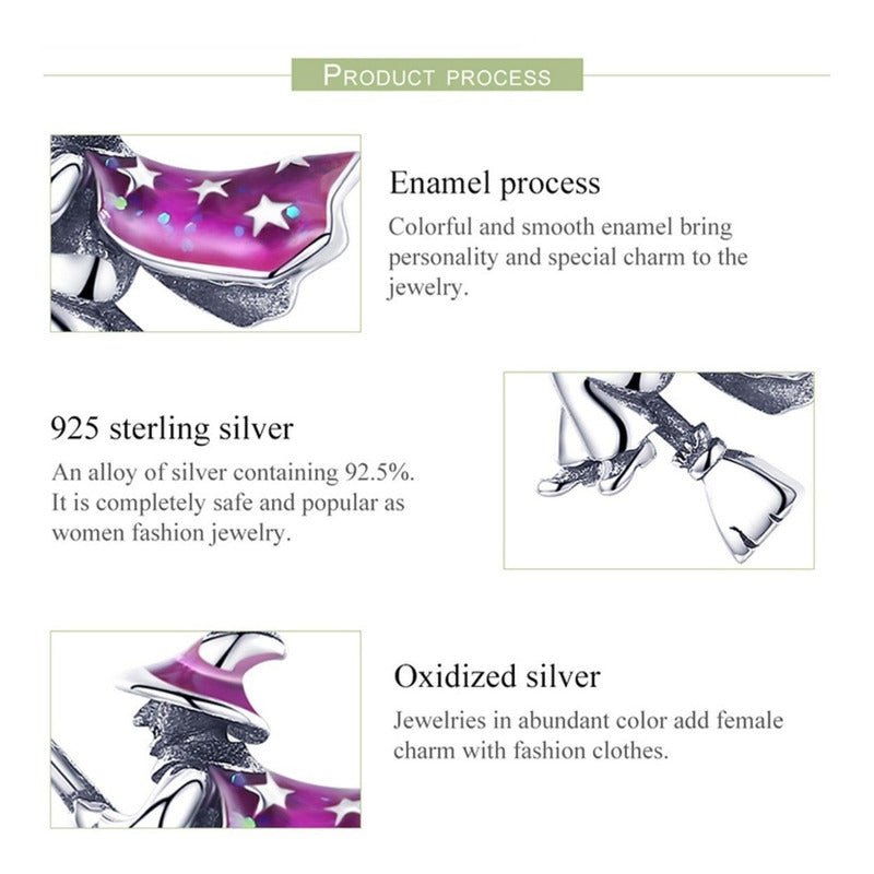 Charm De Plata Esterlina 925 Scc914 100% Original