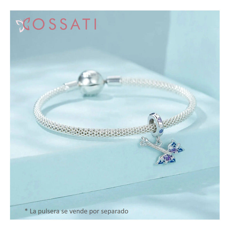 Charm Dije Plata Esterlina Cossati Scc2764 Guitarra Mariposa