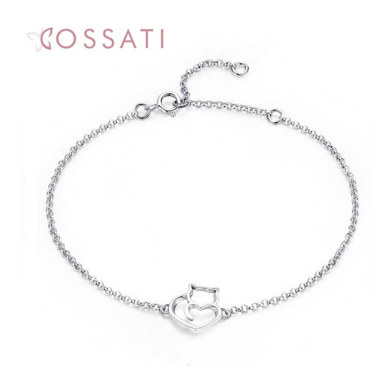 Pulsera Brazalete De Plata 925 Original Scb102 Para Mujer