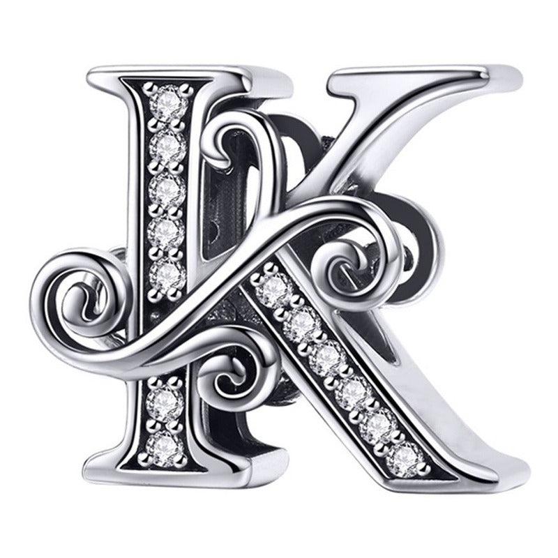 Charm Letra Abecedario Plata S925 Bsc030 Compatible Pandor