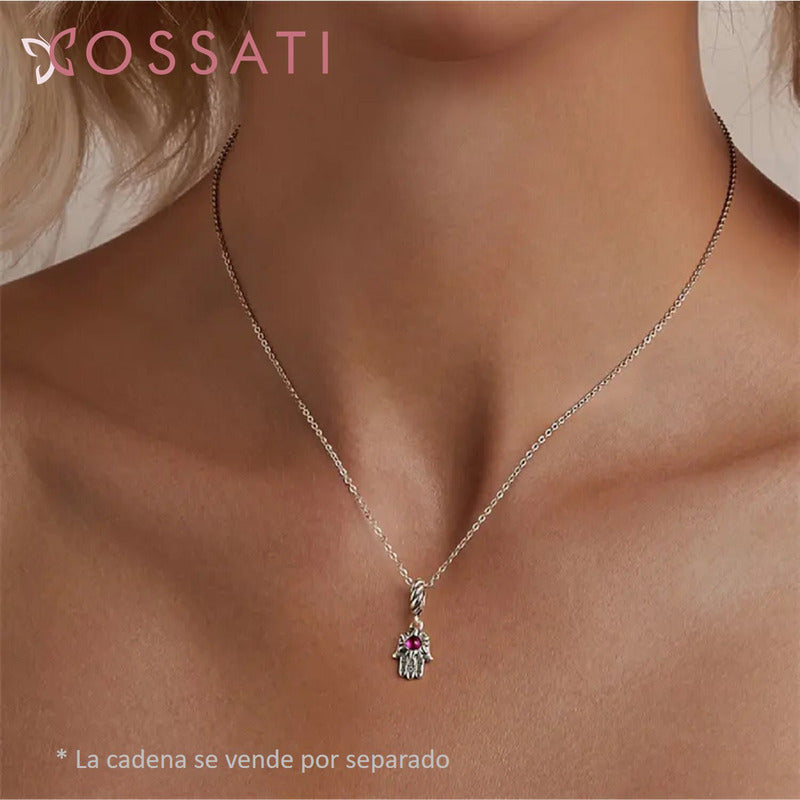 Charm Dije Plata De Ley S925 Cossati Scc2848 Mano De Fátima