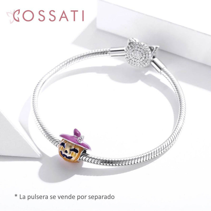 Charm Halloween De Plata Esterlina 925 Bsc329 Original