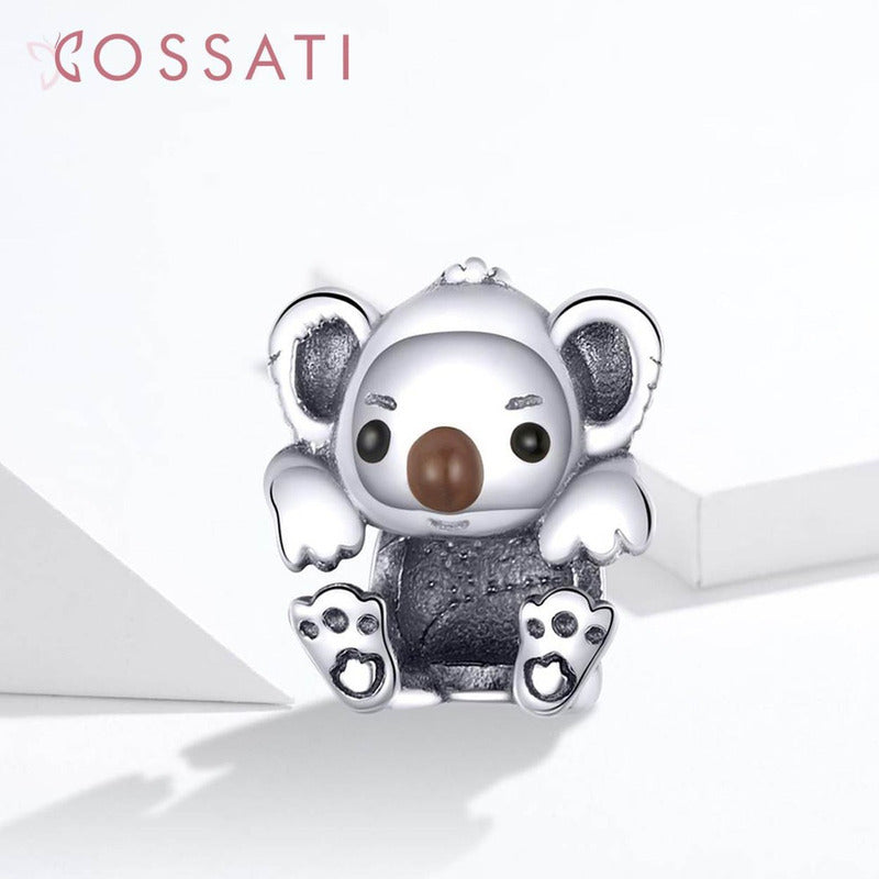 Charm De Plata Esterlina 925 Scc1304 100% Original Koala Bebé