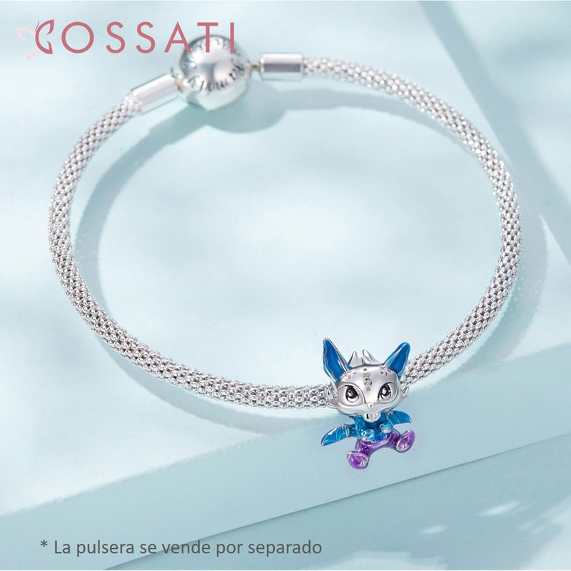 Charm Dije Plata De Ley S925 Cossati Scc2343 Dragon Volador Dragón Volador