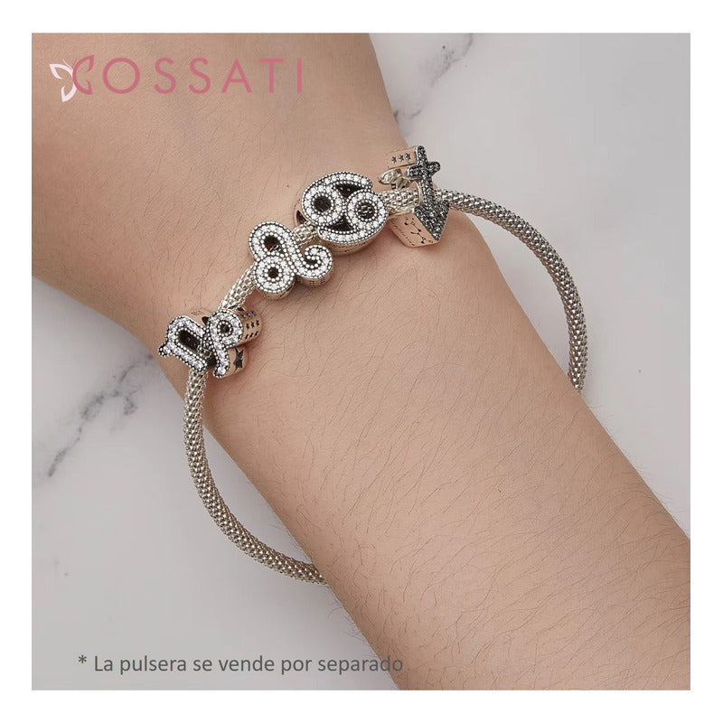 Charm Dije Cossati Scc2516 Plata S925 Signos Del Zodiaco