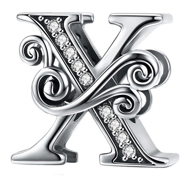 Charm Letra Abecedario Plata S925 Bsc030 Compatible Pandor