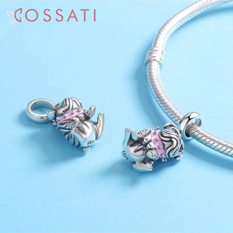 Charm Dije Plata De Ley 925 Cossati Scc552 Bulldog Inglés