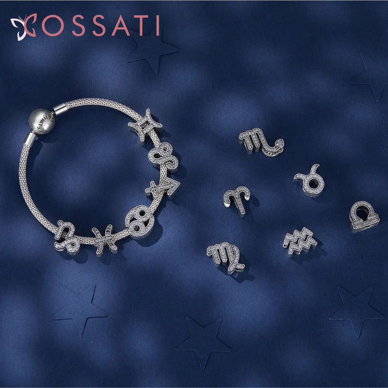 Charm Dije Cossati Scc2516 Plata S925 Signos Del Zodiaco