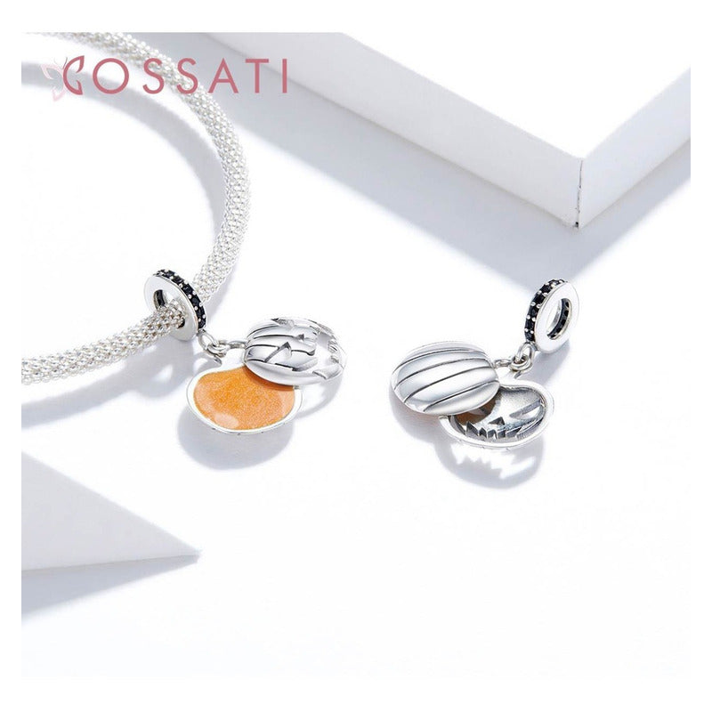 Charm Halloween De Plata Esterlina 925 Scc1620 Original