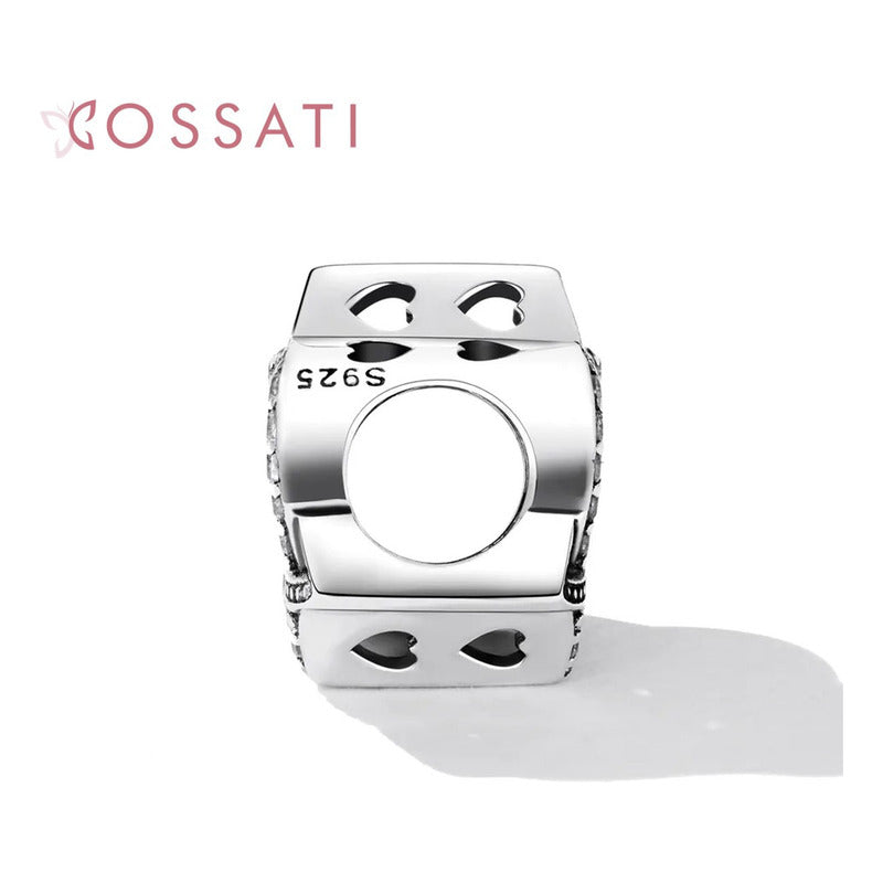 Charm Dije De Plata 925 Scc2304 Nudo De Bruja Corazón Celta