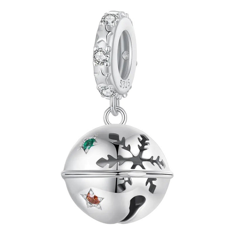 Charm Dije Plata De Ley 925 Cossati Scc2650 Cascabel Navidad