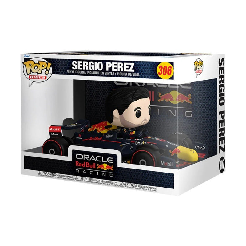 Funko Pop Rides Checo Perez 306 Oracle Red Bull - Pop! Racing