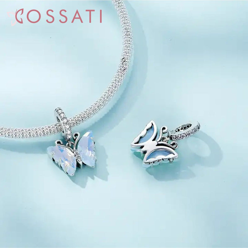 Charm Dije Plata De Ley 925 Cossati Scc2305 Mariposa Aurora