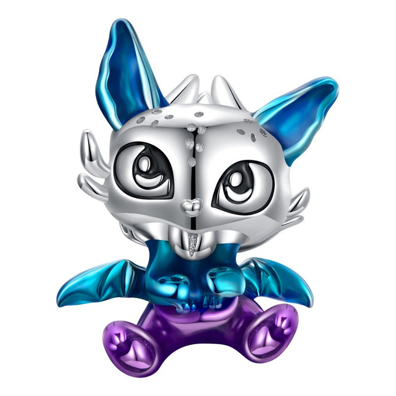 Charm Dije Plata De Ley S925 Cossati Scc2343 Dragon Volador Dragón Volador