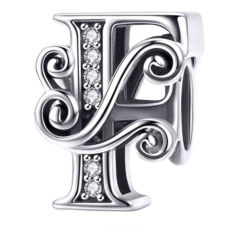 Charm Letra Abecedario Plata S925 Bsc030 Compatible Pandor