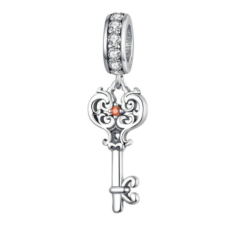 Charm De Plata Esterlina 925 Bsc092 100% Original Llave