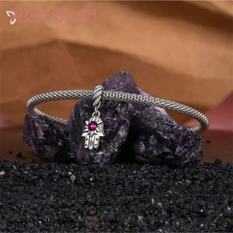 Charm Dije Plata De Ley S925 Cossati Scc2848 Mano De Fátima