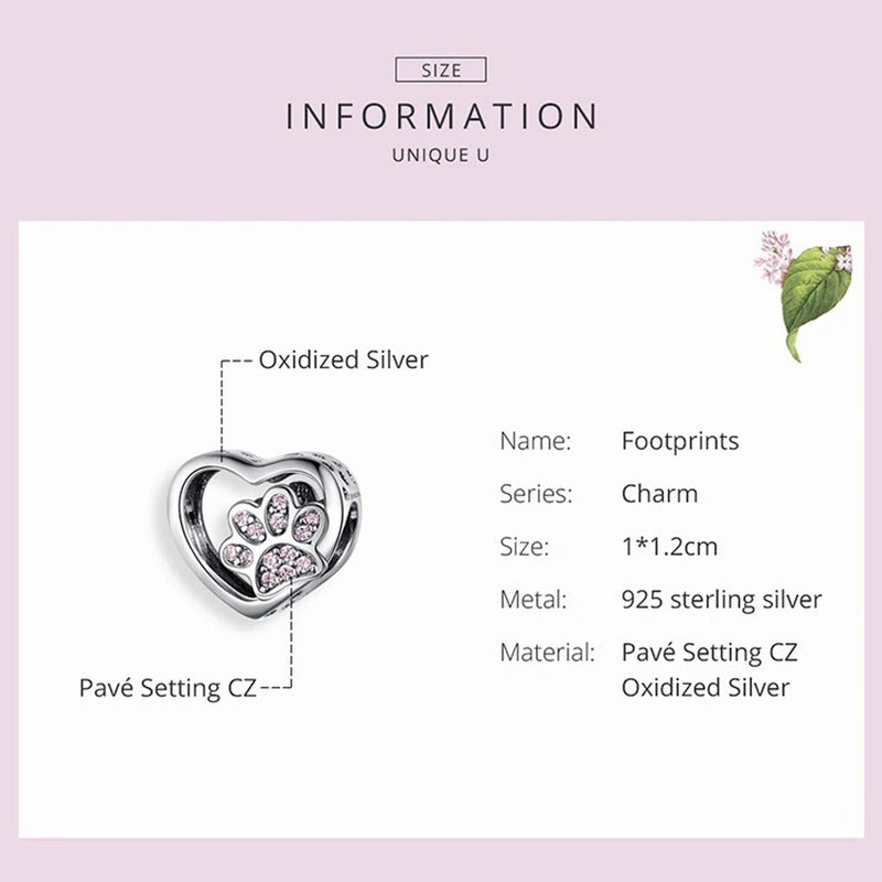 Charm De Plata Esterlina 925 Scc1191 100% Original