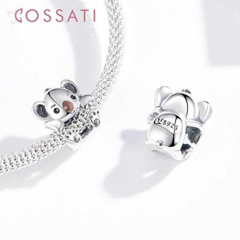 Charm De Plata Esterlina 925 Scc1304 100% Original Koala Bebé