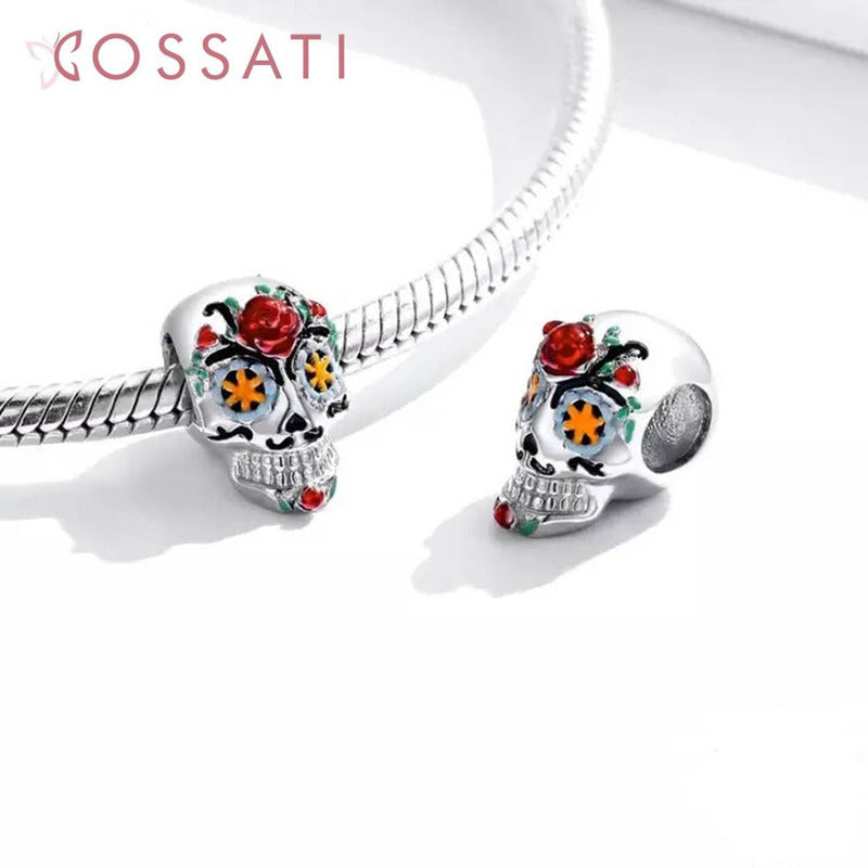 Charm Halloween De Plata Esterlina 925 Bsc326 Original