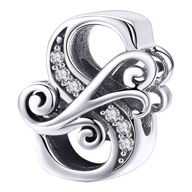 Charm Letra Abecedario Plata S925 Bsc030 Compatible Pandor