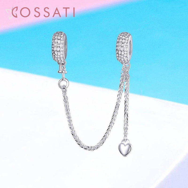 Cadena De Seguridad De Plata Esterlina S925 Cossati Scc1112