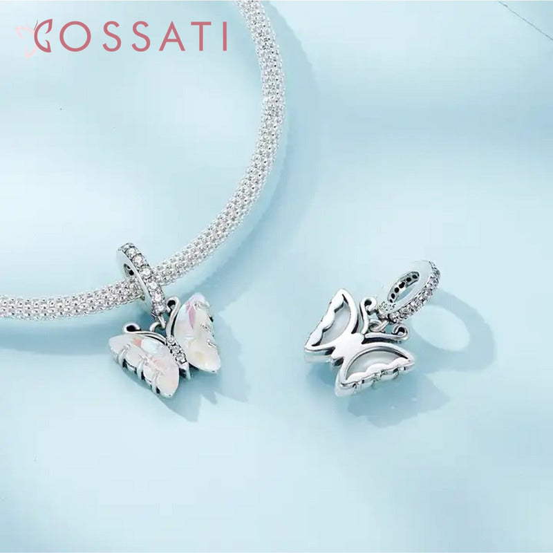 Charm Dije Plata De Ley 925 Cossati Scc2305 Mariposa Aurora