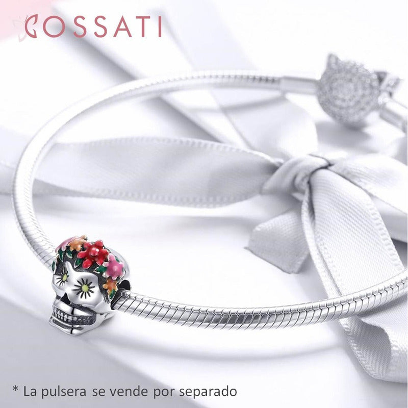 Charm De Plata Esterlina 925 Scc888 100% Original Calavera