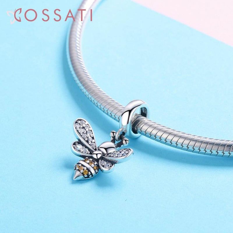 Charm De Plata Esterlina 925 Cossati Scc821 100% Original Abeja
