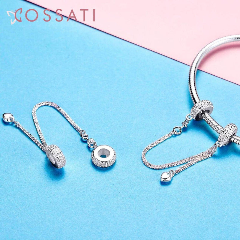 Cadena De Seguridad De Plata Esterlina S925 Cossati Scc1112