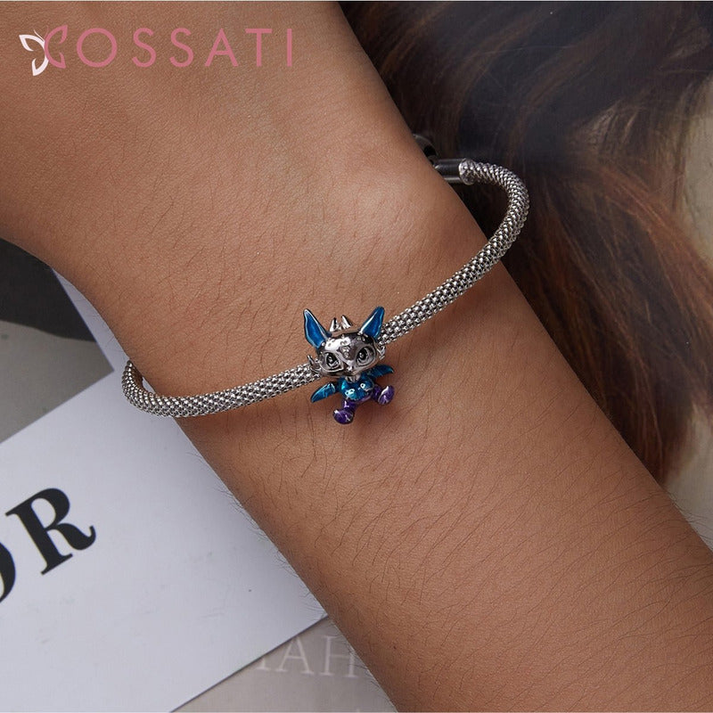 Charm Dije Plata De Ley S925 Cossati Scc2343 Dragon Volador Dragón Volador