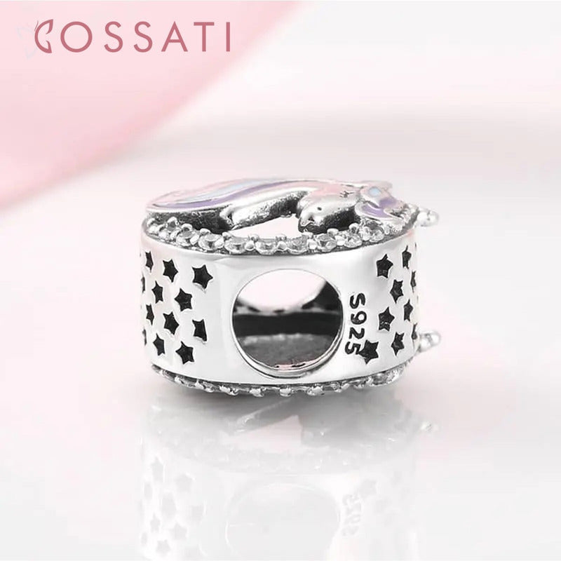 Charm Dije Plata De Ley 925 Cossati Pc0243 Unicornio