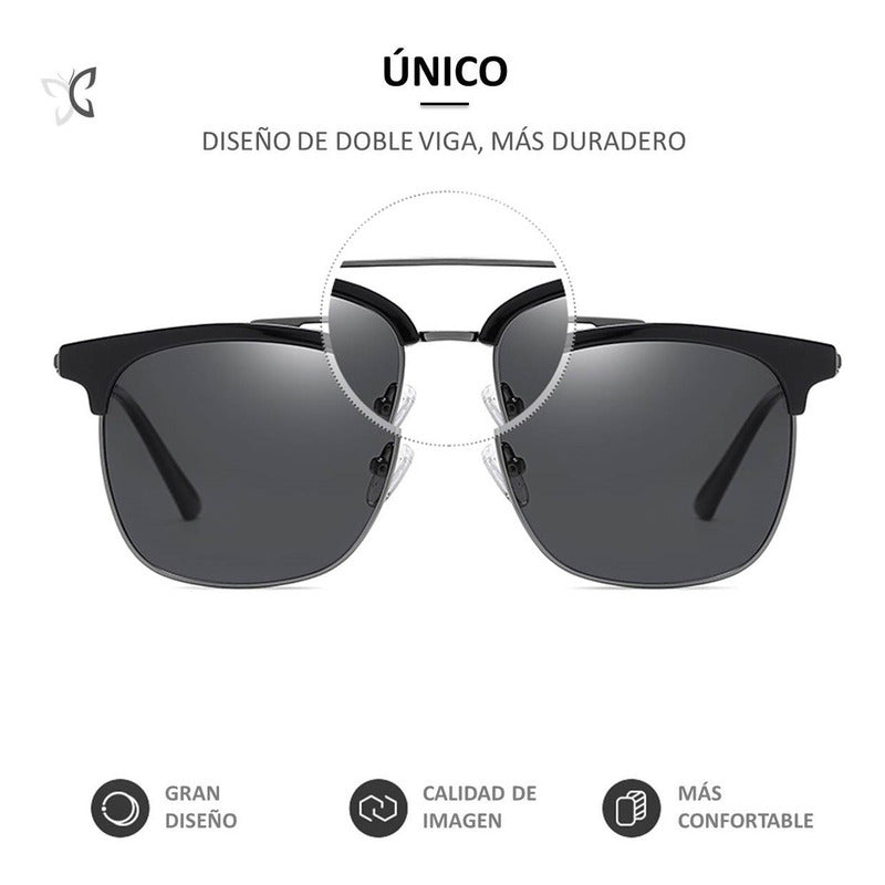Lentes De Sol Hombre Y Mujer Cossati M006 Polarizados Uv400